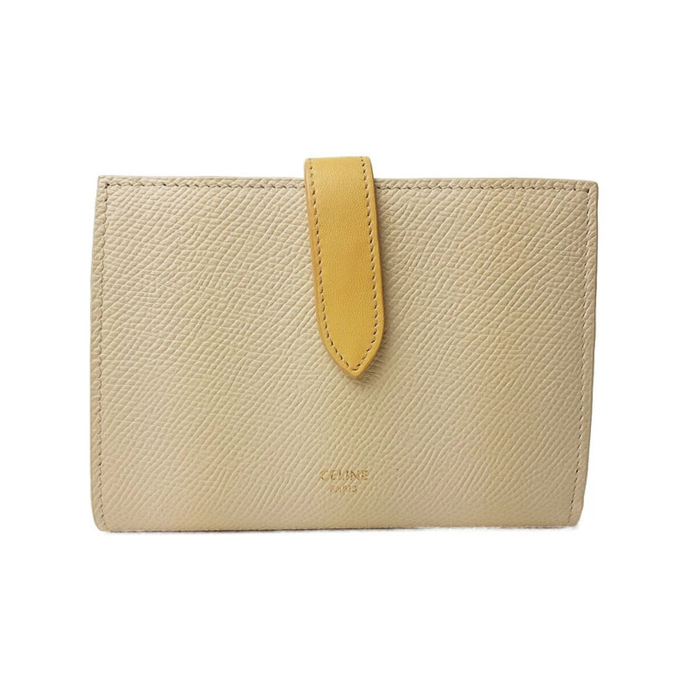 Celine Strap Wallet Bicolor Bi fold Short